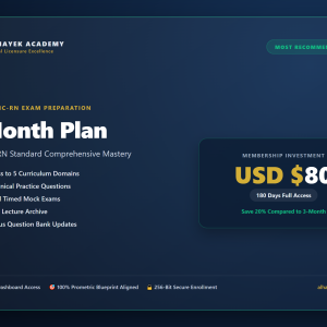 prometric rn 6 months plan